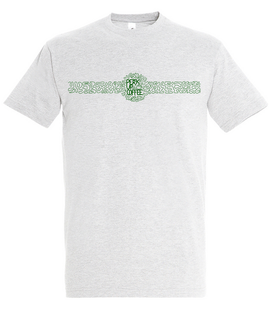 Perk Up Coffee T-shirt (large front and back logo)