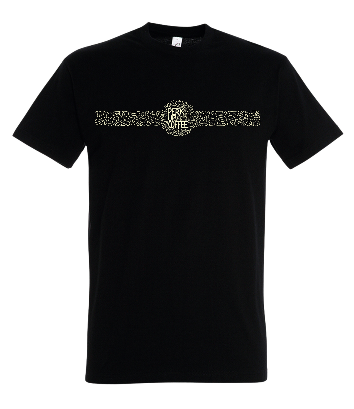 Perk Up Coffee T-shirt (large front and back logo)